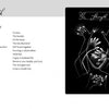 A black and white illustration of overlapping hands reaching upward surrounds a distressed face. On the left, stylized text reads Strength with a poem on manifestation and inner strength, inspired by the White Witch Tarot by Schiffer Publishing, Ltd.