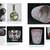 Emerging from the Shadows, Vol. IV by Schiffer Publishing, Ltd. features a two-page art catalog spread with a B&W portrait of a woman, a gold ceramic bottle, and five unique ceramic vessels, each described in this women artists book.