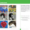 A page in Put the Needle on the Record by Schiffer Publishing, Ltd. features six 1980s vinyl single covers for R.E.M., Diana Ross, and Peter Gabriel, with brief descriptions and matching instructions.