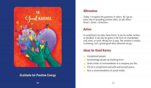Thank Forward by Schiffer Publishing, Ltd. features a vibrant spread with colorful hands tossing heart confetti at a purple heart and pages filled with affirmations, kindness acts, and ideas like gratitude cards to share appreciation and positivity.