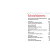The left page presents the table of contents with section titles and page numbers, while the right page features acknowledgments for contributions to "A Pictorial History of the B-2A Spirit Stealth Bomber" by Schiffer Publishing, Ltd.