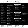 Table of contents with white text on black, featuring sections like A Day in the Life and In the Spotlight—each capturing jazz musicians in striking photos from "Jazz in Available Light" by Schiffer Publishing, Ltd.