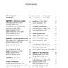 The table of contents for Open Aperture by Schiffer Publishing, Ltd. lists chapters on fine art photography and portraiture, featuring avant-garde photographers, camera-less images, hand-painted photos, environmental portraiture, and page numbers.