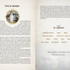 A book spread from The American Renaissance Tarot by Schiffer Publishing, Ltd. showcases the Two of Swords: left page with card art, analysis, and meanings; right page merges literary tarot with American literature and a star-themed poem excerpt.