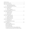 A clean, organized table of contents for "Balancing Act" by Schiffer Publishing, Ltd. lists sections on stress, energy, well-being, mind-body connection, spirituality, and self-health concepts, each with corresponding page numbers.