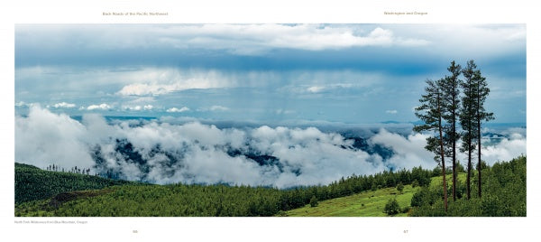 Discover the inspiring scenery of the Pacific Northwest in "Back Roads of the Pacific Northwest" by Schiffer Publishing, Ltd.—lush forests, rolling hills, and dramatic skies await every landscape photographer.