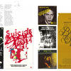 The Art of Punk by Schiffer Publishing, Ltd. is a collage of punk concert posters and flyers with bands like Richard Hell and Wayne County, featuring bold text, vivid colors, band photos, and hand-drawn or splattered designs.