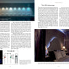 A magazine spread in "Lighting beyond Edison" by Schiffer Publishing, Ltd. showcases LED lights in vibrant settings—highlighting bottles and bedrooms—and features an interior designer’s guide to the benefits of residential LED lighting.