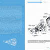 A spread from Space Hardware by Schiffer Publishing, Ltd. displays “THE GEMINI PROJECT”—text at left and a detailed diagram of Gemini spacecraft interior systems at right—offering a visual history of U.S. spaceflight engineering.