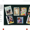 Postmarked Picasso by Schiffer Publishing, Ltd. is a book page featuring beautiful Picasso artwork on postage stamps.