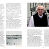 A two-page spread from Trappist Beer Travels, Second Edition by Schiffer Publishing, Ltd. shows text on A Turbulent Refuge and three images: an elderly man by stairs, an old ship dock, and a wartime refugee ship—echoing monastery tales.