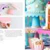 Find step-by-step images and instructions for making a pink scalloped cake stand in *The Big Book of Happy Crafts* by Schiffer Publishing, Ltd.—a fun DIY papercraft project that adds a pop to your home decor or craft tutorials collection.